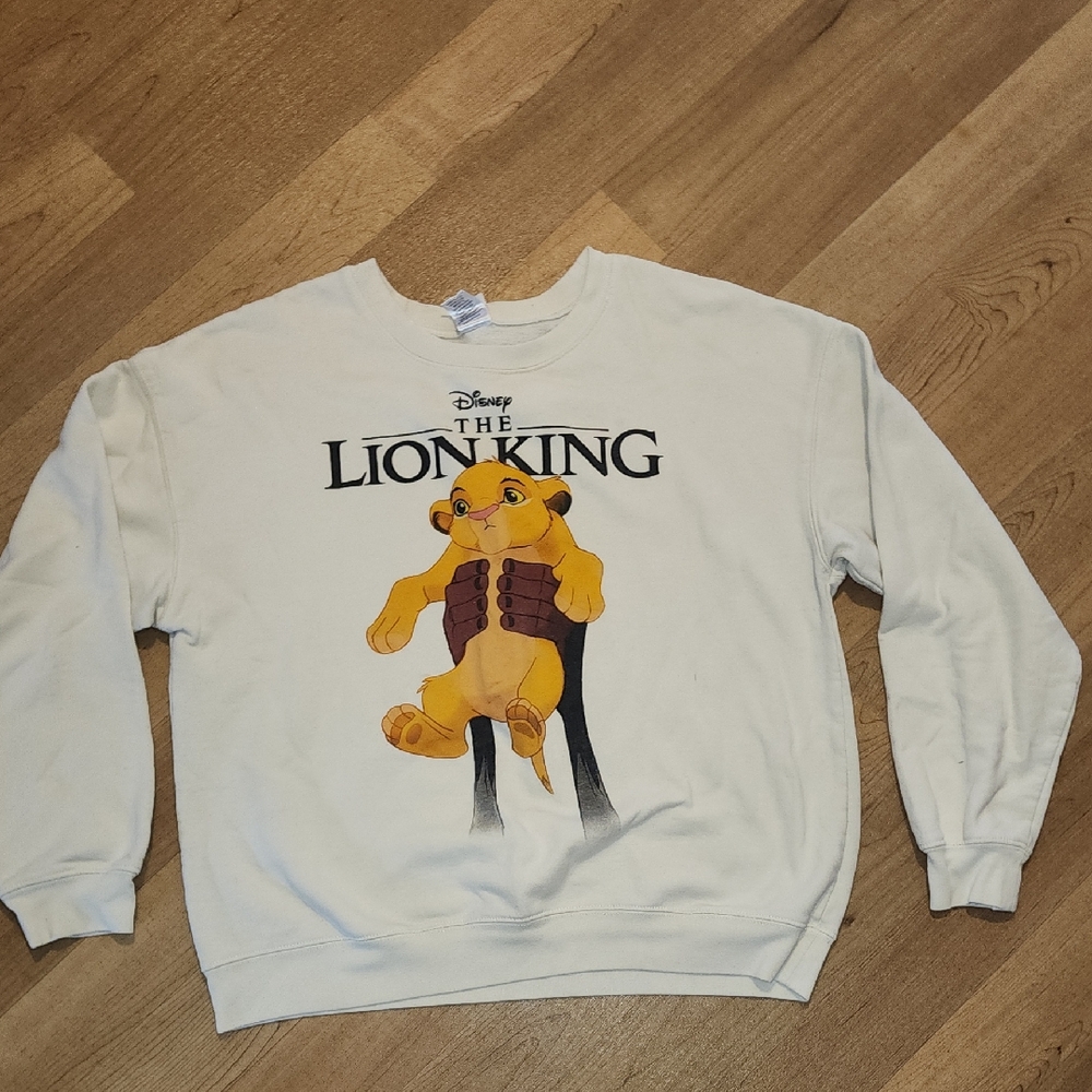 Disney The Lion King Cream Crewneck Sweater